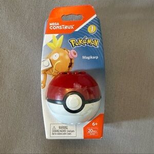 Mega Construx Pokemon Pokeball Magikarp 1 Building Bricks BRAND NEW IN BOX